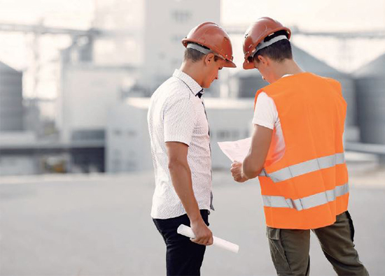 Work experience of new staff of the Safety and Environmental Protection Department.