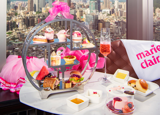 響應乳癌防治　馬可波羅酒廊推出「粉紅公益下午茶」
