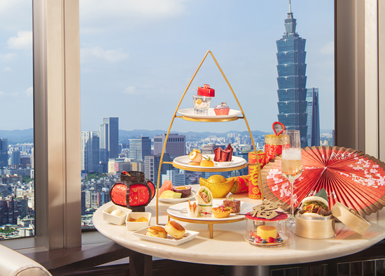 Taipei Far Eastern Group Shangri La Hotel 2024 Spring Festival Afternoon Tea Good Luck 