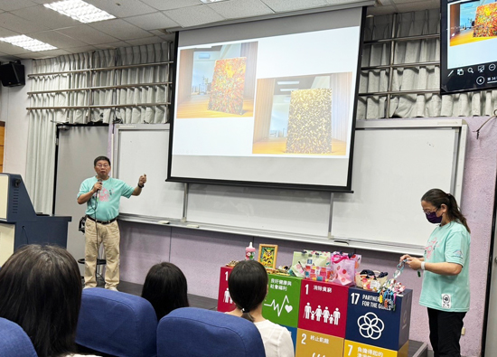 Yuan Ze University's call for plastic reduction in response to World Earth Day