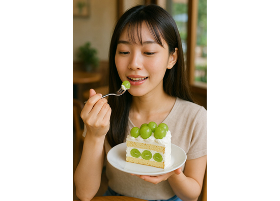 During the autumn harvest season, grapes are fragrant and sweet