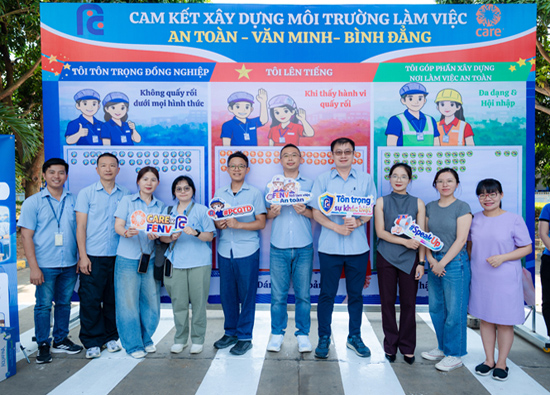 XÂY DỰNG MÔI TRƯỜNG LÀM VIỆC AN TOÀN, BÌNH ĐẲNG VÀ TÔN TRỌNG – HÀNH TRÌNH LAN TỎA VĂN HÓA PHÒNG, CHỐNG QUẤY RỐI TÌNH DỤC TẠI FENV