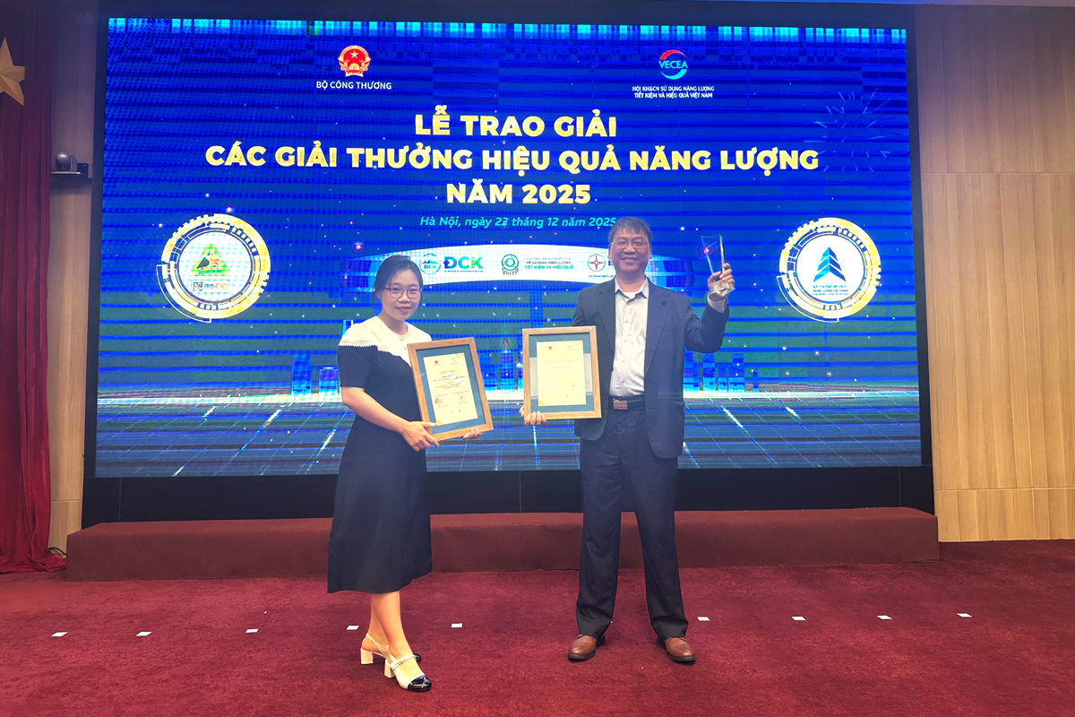 FAR EASTERN POLYTEX (VIỆT NAM) VINH DỰ NHẬN GIẢI THƯỞNG HIỆU QUẢ NĂNG LƯỢNG CÔNG NGHIỆP VIỆT NAM NĂM 2025