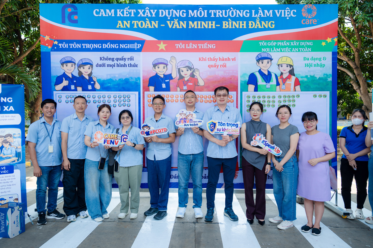 XÂY DỰNG MÔI TRƯỜNG LÀM VIỆC AN TOÀN, BÌNH ĐẲNG VÀ TÔN TRỌNG – HÀNH TRÌNH LAN TỎA VĂN HÓA PHÒNG, CHỐNG QUẤY RỐI TÌNH DỤC TẠI FENV